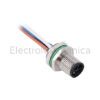 120504-03-001 PM POW CONNECTOR M12 3PIN+E MALE EM