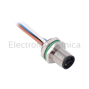 120504-03-001 PM POW CONNECTOR M12 3PIN+E MALE EM