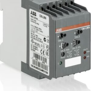 1SVR450334R0000 – CM-LWN Motor load monitor, 2x1c/o, 480-500V AC, 0.5-5A ABB Motor Load Monitoring Relays