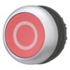 M22-D-R-X Pushbutton 216605 – Flat, Momentary, Red, Inscribed, Titanium Bezel