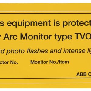 1SFA663005R1001 – TVOC-2 Label ABB TVOC-2 Accessories