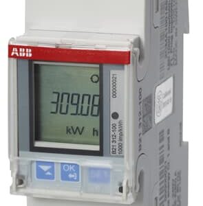 2CMA100155R1000 – B21 312-100 ABB Din Mount – Electricity Energy Meter