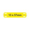 13x57mm TIE MNT TAG YEL (700/pk)