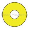 62mm dia YEL LABEL FOR 22.5mm(50)