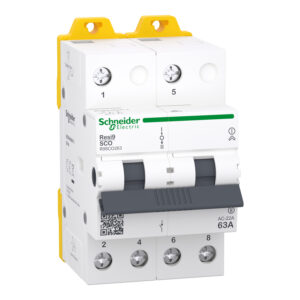 Changeover switch, Resi9, 2P, 63A, 230/240VAC