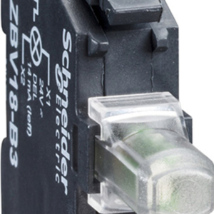 Harmony XB4, Light block for head Ø22, red, integral LED, 230...240 V AC