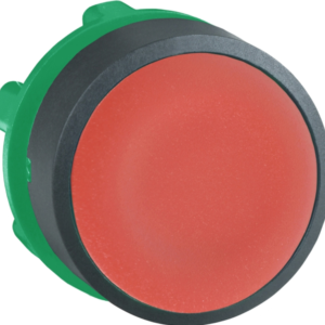 Harmony XB5, Push button head, plastic, flush, red, Ø22, spring return, unmarked