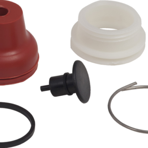 Harmony XAC, Push button head, plastic, black, booted, operating travel 16 mm, -40…+ 70 °C
