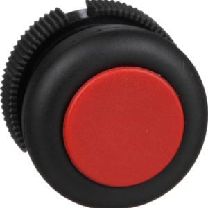 Harmony XAC, Push button head, plastic, red, booted, spring return