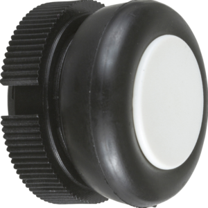 Harmony XAC, Push button head, plastic, white, booted, spring return