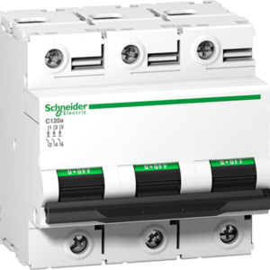 Miniature circuit-breaker, Acti9 C120a, 3P, 80 A, C curve, 5 kA (IEC 60947-2)
