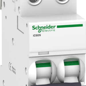 Miniature circuit-breaker, Acti9 iC60N, 2 pole, 6 A, D curve, 6000 A (IEC 60898-1), 10 kA (IEC 60947-2)