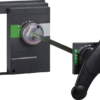 extended rotary handle, ComPact NS630b to NS1600 fixed, black handle, shaft length 218 to 605 mm, IP55