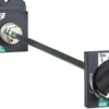 extended rotary handle, ComPact NSX 100/160/250, black handle, shaft length 185 to 600 mm, IP55