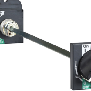 extended rotary handle, ComPact NSX 100/160/250, black handle, shaft length 185 to 600 mm, IP55