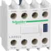 LADN22 - Auxiliary contact block, TeSys D, 2NO + 2NC, front mounting, screw clamp terminals