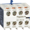 Auxiliary contact block, TeSys K, 2NO + 2NC, front mounting, screw clamp terminals