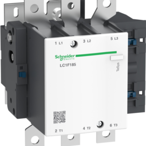 TeSys F contactor, 3P(3 NO)-AC-3 <= 440V 185A with coil LX9, 24-600VAC 40/400Hz, LX4, 24-460VDC, LXE, 100-250VAC 50/60Hz or 100-380VDC