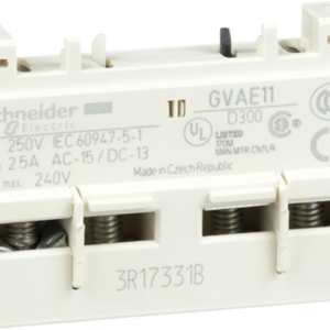 GVAE11, TeSys GV2 & GV3, auxiliary contact, 1 NO + 1 NC