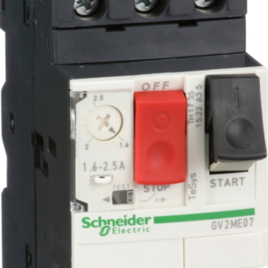 GV2ME07 - Motor Circuit breaker, TeSys GV2, 3P, 1.6-2.5 A, thermal magnetic, screw clamp terminals