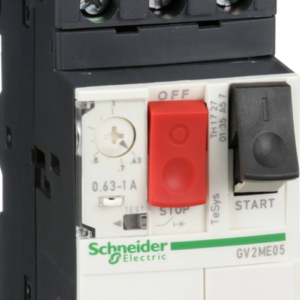 Motor circuit breaker, TeSys GV2, 3P, 0.63-1 A, thermal magnetic, screw clamp terminals