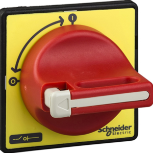 TeSys VARIO - front and red rotary handle - 1 to 3 padlocking