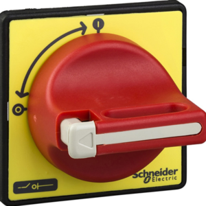 TeSys VARIO / Mini VARIO - front and red rotary handle - 1 to 3 padlocking