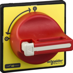 TeSys VARIO / Mini VARIO - front and red rotary handle - 1 to 3 padlocking