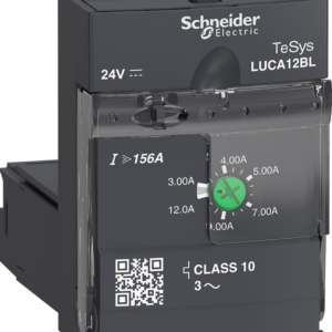 Standard control unit, TeSys U, 3-12A, 3P motors, thermal magnetic protection, class 10, coil 24V DC