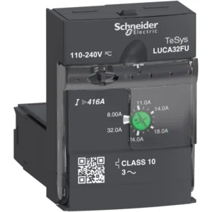 Standard control unit, TeSys U, 8-32A, 3P motors, thermal magnetic protection, class 10, coil 110-240V AC/DC