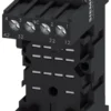 Plug-in socket for PT relay 4 changeover contacts screw terminal