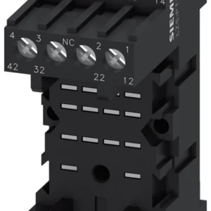 Plug-in socket for PT relay 4 changeover contacts screw terminal
