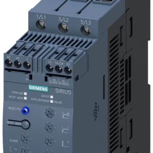 SIRIUS soft starter S2 45 A, 22 kW/400 V, 40 °C 200-480 V AC, 24 V AC/DC Screw terminals