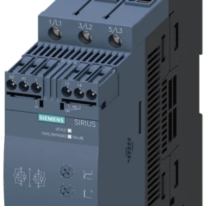 SIRIUS soft starter S2 72 A, 37 kW/400 V, 40 °C 200-480 V AC, 110-230 V AC/DC Screw terminals