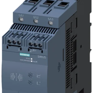 SIRIUS soft starter S3 106 A, 55 kW/400 V, 40 °C 200-480 V AC, 24 V AC/DC Screw terminals