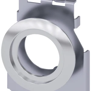 Adapter for installation of actuators and signaling units, 22 mm, in a mounting drill hole 30.5 mm, Metal, shiny, with seal