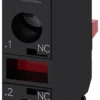 Contact module with 1 contact element, 1 NC screw terminal, for front plate mounting, Minimum order quantity 5 or a multiple of this
