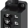 Position switch Plastic enclosure, 30 mm open type 30 mm 1 NO/2 NC slow-action contacts with make-before-break Metal plunger, IP10