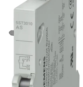 auxiliary current switch, 1 NO+1 NC for miniature circuit breaker 5SL, 5SY, 5SP Incorporated switch 5TL1, RCBO 5SU1, FI 5SV (for 5SU1 handle coupler 5ST3805-1 is required)