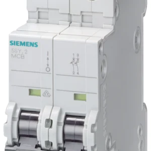 Miniature circuit breaker 400 V 15kA, 2-pole, C, 63A