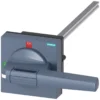 Door-coupling rotary operating mechanism standard with tolerance compensation Size 100x 100, Shaft 10x 10, 300 mm, Test-0-I, Complete unit Handle 140 mm Accessory for 3KD size 4, 3KF size 4