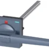Door-coupling rotary operating mechanism standard with tolerance compensation Size 100x 100, Shaft 12x 12, 300 mm, Test-0-I, Complete unit Handle 200 mm Accessory for 3KD size 5, 3KF size 5