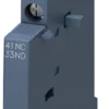 Auxiliary switch can be mounted on the side 1 NO+1 NC screw terminal for circuit breaker 3RV2