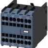 auxiliary switch front-side, 2 NO + 2 NC current path 1 NO, 1 NC, 1 NC, 1 NO for contactor relays size S00 spring-loaded terminal 53/54, 61/62, 71/72, 83/84 physically coded; only combinable with contactor relays 3RH2140* and 3RH2440* (according to E