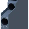Auxiliary switch lateral, 1 NO + 1 NC Current path 1 NC, 1 NO for 3RH and 3RT screw terminal R: 31/32, 43/44 L: 51/52, 63/64