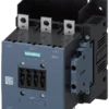 Power contactor, AC-3 150 A, 75 kW / 400 V AC (50-60 Hz) / DC operation 110-127 V UC Auxiliary contacts 2 NO + 2 NC 3-pole, Size S6 Busbar connections Drive: conventional screw terminal