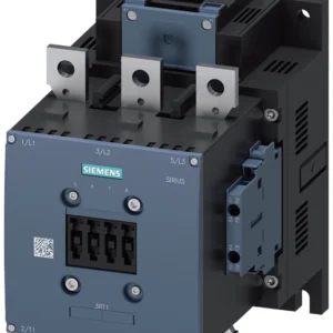 Power contactor, AC-3 225 A, 110 kW / 400 V AC (50-60 Hz) / DC operation 220-240 V UC Auxiliary contacts 2 NO + 2 NC 3-pole, Size S10 Busbar connections Drive: conventional screw terminal