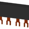3-phase busbars Modular spacing 45 mm for 2 switches Fork shape connections