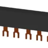 3-phase busbars Modular spacing 45 mm for 4 switches Fork shape connections