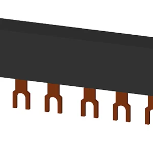 3-phase busbars Modular spacing 45 mm for 4 switches Fork shape connections